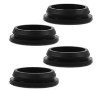 EPIGEIST Lot de 4 Bouchons D’évacuation en Silicone Noir 30 Mm pour Congélateur Coffre, Joints D’étanchéité Anti-Fuite Résistants Froid, Accessoires de Vidange Universels pour Entretien