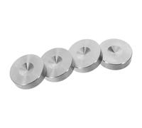 EPIGEIST Lot de 4 Coussinets Isolation Anti-Vibrations en Acier Inoxydable pour Caisson de Basses et Amplificateur, Amortisseurs Audio 23,5 Mm X 7 Mm, Protection Sol et Stabilité