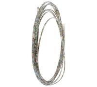 EPIGEIST Lot de 4 Filets de Finition pour Guitare Acoustique Bandes de Reliure en Plastique Imitation Nacre 3 MM Accessoires de Réparation pour Guitare Classique Décor et Protection des