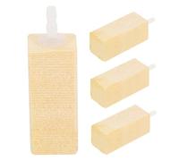 EPIGEIST Lot de 4 Pierres à Air pour Aquarium Petit en Bois Diffuseur de Bulles pour Écumeur de Protéines Accessoire Aquarium Compatible Bassins Marins Stimulation D’oxygène