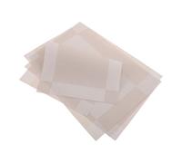 EPIGEIST Lot de 4 Tapis de Manucure Blanc Tissé Coussin Repose-mains Moelleux, Tapis de Table Polyvalent pour Nail Art, Protection Vernis à Ongles, Accessoire Portable pour Usage