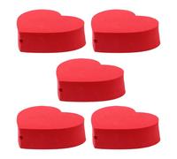 EPIGEIST Lot de 5 Décorations d'Antenne de Cœur Rouge pour Voiture Camion et SUV Accessoires Extérieurs Solide Compatibles Universellement pour Personnaliser Votre Véhicule sur Parking