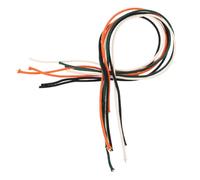 EPIGEIST Lot de 8 Câbles de Guitare Électrique et Basse 30 CM en Cuivre Étamé Gaine Textile Colorée Kit de Câblage Pushback pour Accessoires de Câblage D’Instrument Électrique Réparation