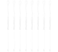 EPIGEIST Lot de 8 Pompons Tzitzit Unisexes Blancs pour Châle de Prière Tallit, Franges Décoratives en Tissu, Style Classique, Adaptés à L'usage en Synagogue la Décoration Intérieure