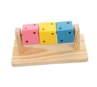 EPIGEIST Mâcher Bois Naturel pour Petits Animaux Bloc Ronger Hamster et Sûr pour Lapins Cochons Chinchillas et Hamsters Accessoire Ludique pour Santé Dentaire