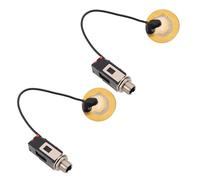 EPIGEIST Microphone Piézoélectrique Adhésif pour Kalimba 13 Cm, Lot de 2 Capteurs de Contact Haute Sensibilité, Compatible Ukulélé et Guitare Acoustique, Accessoires Ramassage Son