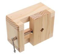 EPIGEIST Mini Étau Rotatif pour Gravure Artisanale - Outil de Maintien en Bois Robuste Double Tête Pince Plate pour Sculpture sur Pierre et Bois Établi Portable pour Travaux Manuels