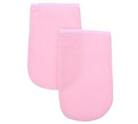 EPIGEIST Mitaines Hydratantes la Paraffine pour Soin des Mains, 1 Paire, Taille 25x15 Cm, Douces et Légères, Couleur Rose Bord Blanc, Adaptées au Bain de Paraffine et Spa Mains