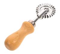 EPIGEIST Moule à Biscuits Inox avec Roulette Pâtisserie Embossée et Manche Emporte Pâte Pratique pour Découper Pâte et Créer Formes Décoratives pour Desserts et Pâtisseries