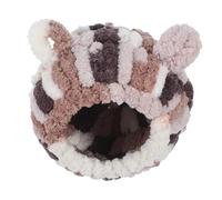 EPIGEIST Nid Douillet pour Perroquet en Velours Épais 15x15 Cm, Cabane Isolante pour Cage D’Oiseaux, Nid de Reproduction Hiver pour Calopsittes, Perruches et Petits Oiseaux