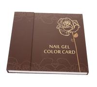 EPIGEIST Nuancier Ongles Couleurs avec Présentoir pour Salon Nail Art Carte Exposition Gel Vernis Manucure et Pratique Support Compact et Organisé pour Ongles Couleurs