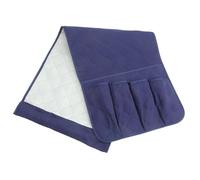 EPIGEIST Organisateur Accoudoir Canapé Bleu Pochette de Rangement Suspendue pour Télécommande et Magazine Pochette de Stockage Multi-Usage pour Canapé et Lit Facile à Installer et Amovible