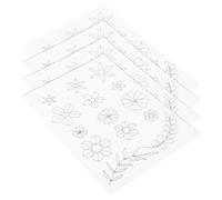 EPIGEIST Outil de Quilling en Bois 4 Pcs, Feuille de Positionnement Précise pour Quilling sur Papier, Accessoire DIY pour Réglage et Maintien des Bandes, Matériel Artisanat Créatif