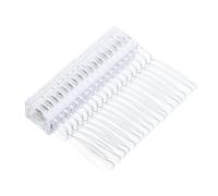 EPIGEIST Palette de Couleurs pour Ongles Magnétique en Acrylique, 40 Pièces Longue Forme Ovale, Testeur Vernis Gel Professionnel pour Nail Art, Accessoires Manucure Portables pour Salon et