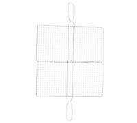 EPIGEIST Panier à Griller Acier Inoxydable avec Poignée Filet Barbecue Multifonction pour Poisson Viande Et Légumes Accessoire Portable pour Barbecue Plein Air