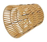 EPIGEIST Panier de Rangement Tressé en Pp Tressé Kaki, Corbeille à Linge Multifonction 20x20x15 Cm, Panier Cuisine et Salon Léger, Poubelle Ajourée pour Articles Divers et Recyclage