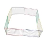 EPIGEIST Parc pour Petits Animaux Modulable 8 Pièces, Clôture de Jeu en Plastique Coloré, Dimensions 35x23 Cm, Adapté pour Hamsters, Cochons d'Inde et Lapins, Espace Sécurisé D'intérieur