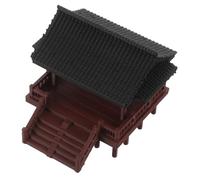 EPIGEIST Pavilion Ornament for Aquarium Landscaping Traditional Chinese Double Layer Architecture Garden Statue for Fish Tank and Desktop Decor Compact Micro Landscape Accessory