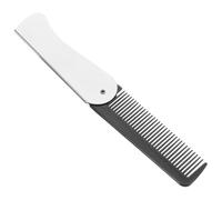 EPIGEIST Peigne à Cheveux Pliable de Poche en Acier Inoxydable et Plastique, Petit Format, Léger et Portable, pour Hommes et Femmes, Usage Quotidien et Voyage