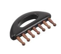 EPIGEIST Peigne de Massage Bois de Santal Naturel Dents Larges 7 Branches Outil Multifonction pour Cuir Chevelu Massage Tête et Stimulation Circulation Antistatique Portable pour
