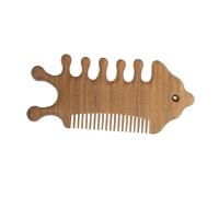 EPIGEIST Peigne de Massage de Santal Naturel Large Denture pour Stimulation Circulation Sanguine et Détente Musculaire Fatigue et Maux de Tête Durable et Confortable