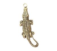 EPIGEIST Pendentif Alligator Laiton Vintage Mini Porte-clés Élégant Et Pratique Pour Et Bagages Accessoire De Décoration Unique Et Léger