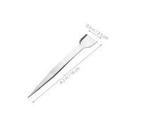 EPIGEIST Pinces à Épiler Double Tête en Acier Inoxydable 6 Pièces Pointes Fines Antidérapantes et Spatule Outil de Précision pour Bijoux Perles Soudure et Modélisme Usage