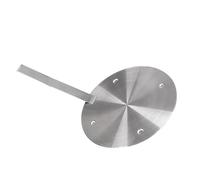 EPIGEIST Plaque de Cuisson à Induction en Acier Inoxydable 24 CM Poignée Amovible Diffuseur de Chaleur Compatible Plaques Induction Gaz et Électriques Accessoire Ustensiles Cuisine