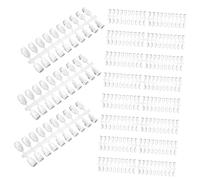 EPIGEIST Plaques Présentation Vernis à Ongles 200 Pièces Transparentes Solides Petits Accessoires Nail Art Professionnel Manucure Pratique Salon de Beauté