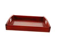 EPIGEIST Plateaux d'art pour Les Enfants Faire La Fête Activité Enfant en Âge par Peinture Plateaux pour Enfants Plateau Petit Déjeuner Plateau Sensoriel Plateaux De Tri Bois Brun