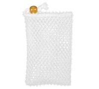 EPIGEIST Pochette à Savonnette Exfoliante en Nylon Doux Filet à Savonnette Porte-Savonnette Cordon de Serrage 1 Pièce Couleur Aléatoire Nettoyage Visage Couleur