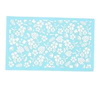 EPIGEIST Pochoir Sérigraphie pour Pâte Polymère Modèle Réutilisable pour Décorations Diy Outil de Création Art Argile avec Surface Lisse et Design Élégant
