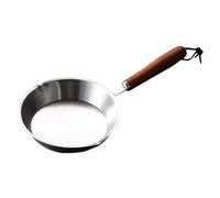 EPIGEIST Poêle à Œufs Mini Acier Inoxydable Résistante Chaleur Antiadhésive et Portable pour Cuisson Pratique des Œufs et Petits Plats