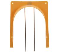 EPIGEIST Porte de Cage à Pigeons de Style Européen en Acier Inoxydable et Plastique Porte D’Entrée sans Barrière à Coins Arrondis Accessoire Sécurisé pour Pigeonniers de Course