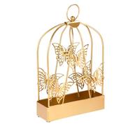 EPIGEIST Porte-Parfum en Fer Doré Support Bureau Ajouré pour Bobines Spirales Plateau Collecte Cendres Sécurisé pour Usage Maison et Nuit Paisible