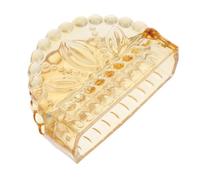 EPIGEIST Porte-serviettes Verre Ambre pour Table Distributeur Pratique et Compact de Serviettes Papier Support Élégant pour Restaurant Hôtel et Usage Domestique