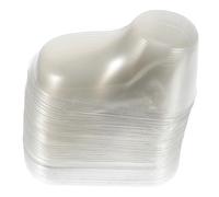 EPIGEIST Présentoir Transparent Chaussures et Pantoufles Bébé 40 Pièces Supports PVC Embauchoirs 8 Cm Légers Robustes Faciles à Monter pour Chaussettes et Chaussures de Naissance