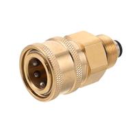 EPIGEIST Raccord Adaptateur pour Nettoyeur Haute Pression M18x1 Mm, Connecteur 3/8 à Connexion Rapide Clapet Anti-Retour en Acier Inoxydable, Compatible Pompe à Eau, Kit Professionnel