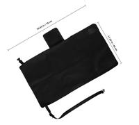 EPIGEIST Repose-pieds Avion Pour Garçon Et Filles Pliable, Coussin Rallonge Siège Bébé Noir 79x44 Cm, Accessoire De Voyage Confortable Et Léger, Extension Siège Garçon Et Filles Pratique Pour Long Vol