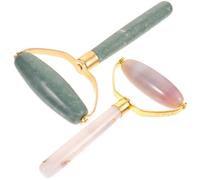 EPIGEIST Roller Manuel Yeux en Jade 2Pcs, Outil de Massage de Salon pour Visage et Corps, Qualité Fraîcheur, Ne Nuit Pas à Peau