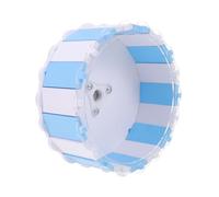 EPIGEIST Roue de Course pour Hamster Silencieuse Rose et Blanc Exercice Compact et Léger Accessoire pour Hamsters Nains et Russes Favorise la Santé