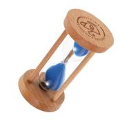 EPIGEIST Sablier pour Garçon et Filles de 5 en Bois et Verre, Minuterie pour Brossage de Dents, Aide la Gestion du Temps, Décoration de Salle de Bain Sûre et Pratique