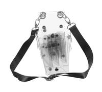EPIGEIST Sac à Ciseaux Coiffure Transparent PVC avec Ceinture Détachable Pochette Multi Usage Professionnelle pour Outils de Barbier et Coiffeur et Pratique pour Usage et Voyage