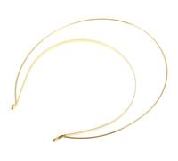 EPIGEIST Serre-tête Double Doré pour Coiffure Déesse Base de Couronne DIY Confortable et Accessoire pour Mariage et Fête Halloween