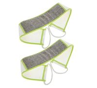 EPIGEIST Serviettes de Bain Exfoliantes 2Pcs Gommages Dos Longues Serviettes de Nettoyage Texture Confortable Élimination des Peaux Mortes