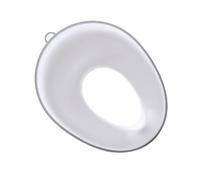 EPIGEIST Siège de Toilette pour Garçon et Filles Blanc, Apprentissage Propreté, Ergonomique et Stable, Siège D’apprentissage Léger en Plastique, Adapté aux Tout-petits Maison et Toilettes Familiales,