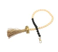 EPIGEIST Sonnette pour Chien Bois avec Perles Tissées Corde Suspendue pour Dressage et Apprentissage Cloche Claire pour Petits Animaux