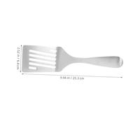EPIGEIST Spatule Acier Inoxydable Courte pour Cuisine Résistance Chaleur Protection des Ustensiles Antiadhésifs pour Steaks Œufs et Galettes