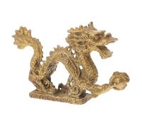 EPIGEIST Statue de Dragon Artisanale Décoration Feng Shui pour Bureau et Maison Ornement Chinois Longévité et Cadeau Dexception