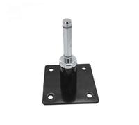 EPIGEIST Support de Mât de Drapeau Alliage Aluminium Robuste avec Fixation Serre-Joint pour Montage Extérieur Mural Poteau Installation Facile pour Tige de Drapeau Stable